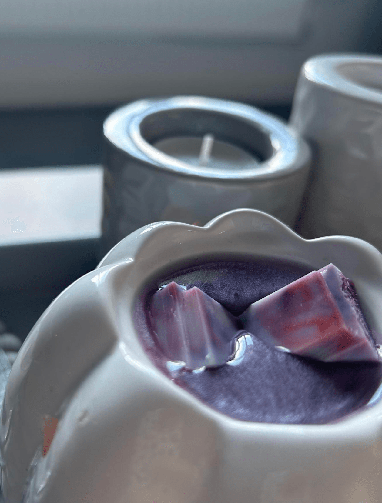 wax melt melting in ceramic wax melter