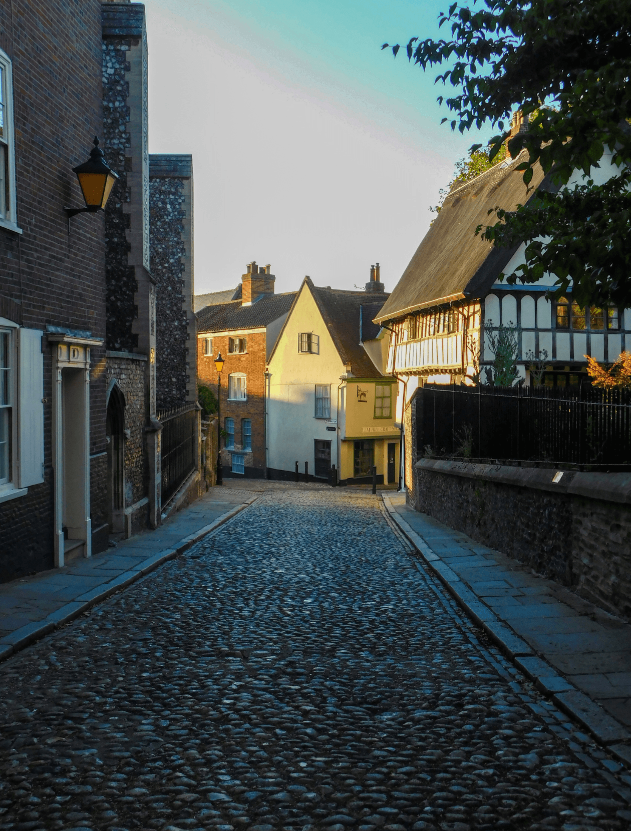 norwich cobbled street